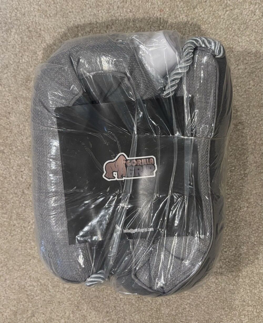 NEW Gorilla Grip 32" Door Draft Stopper Gray Heavy Duty